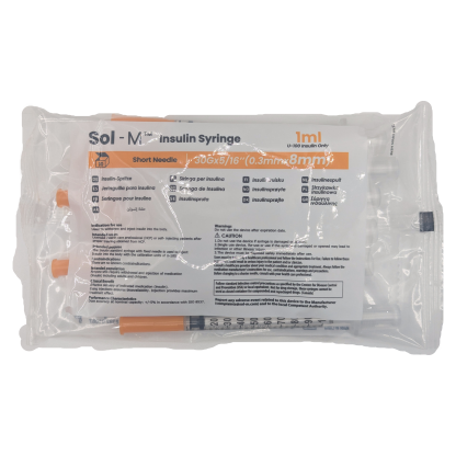 Insulin Syringe 30G 5/16 inch 1ml 10 Pack (Easy Touch/ SOL-M/ BD) - Image 2