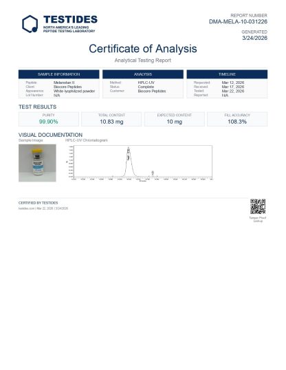 Melanotan 2 Acetate 10mg - Image 3