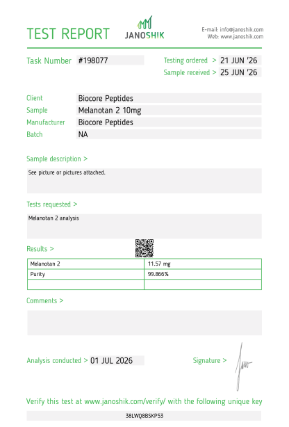 Melanotan 2 Acetate 10mg - Image 4