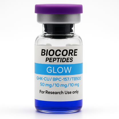 GLOW (GHK-CU 50mg/ BPC 157 10mg/ TB500 10mg)