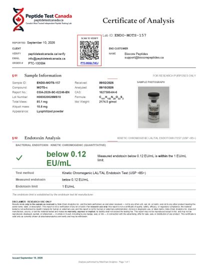 MOTS-C 10mg - Image 4