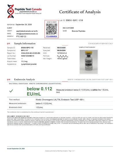 BPC 157 10mg (Single Vial or Bundle and Save) - Image 4
