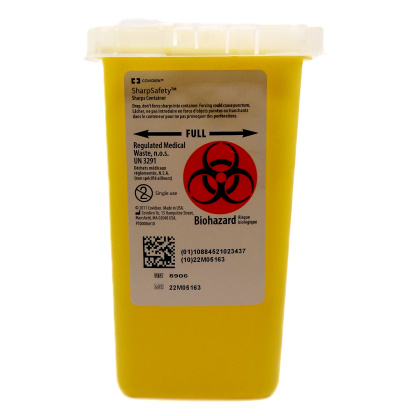 Sharps Container 1Qt (Red or Yellow) - Image 2