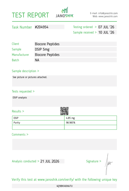 DSIP 5mg (Single Vial or Bundle and Save) - Image 2