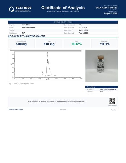 AOD-9604 5mg (Single Vial or Bundle and Save) - Image 5