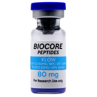 KLOW 80mg GHK-CU 50mg/ BPC157 10mg/ TB500 10mg/ KPV 10mg