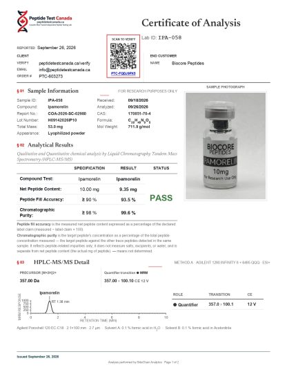 Ipamorelin 10mg - Image 2