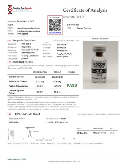Cagrilintide 5mg - Image 3