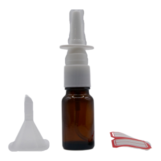 Nasal Spray Bottle Amber Glass 10ml