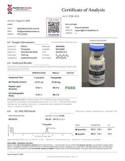 GLP-2T 20mg Single Vial or Bundle and Save - Image 2