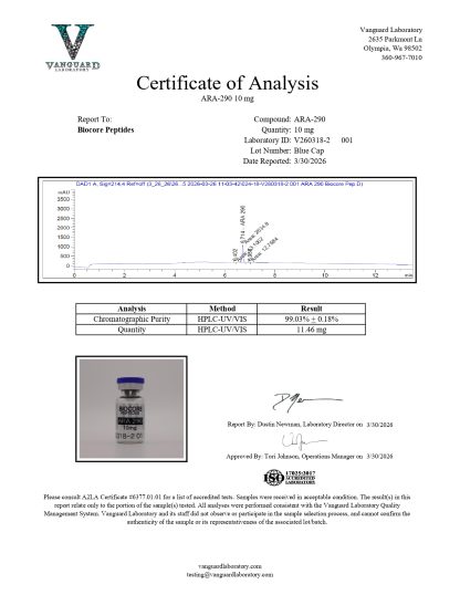 ARA-290 10mg (Requires PBS to reconstitute) - Image 2
