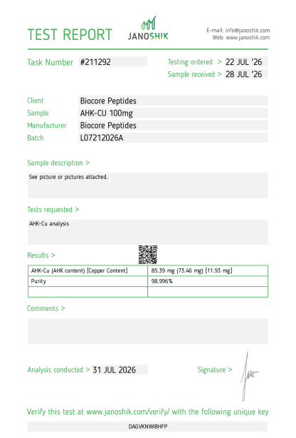AHK-CU 85mg (Topical) Low Quantity 100mg - Image 2
